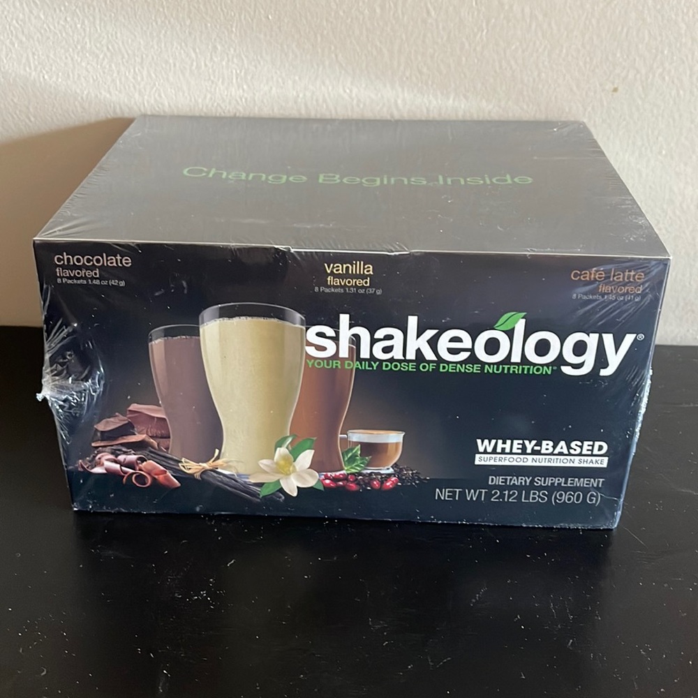 Unopened whey shakeo